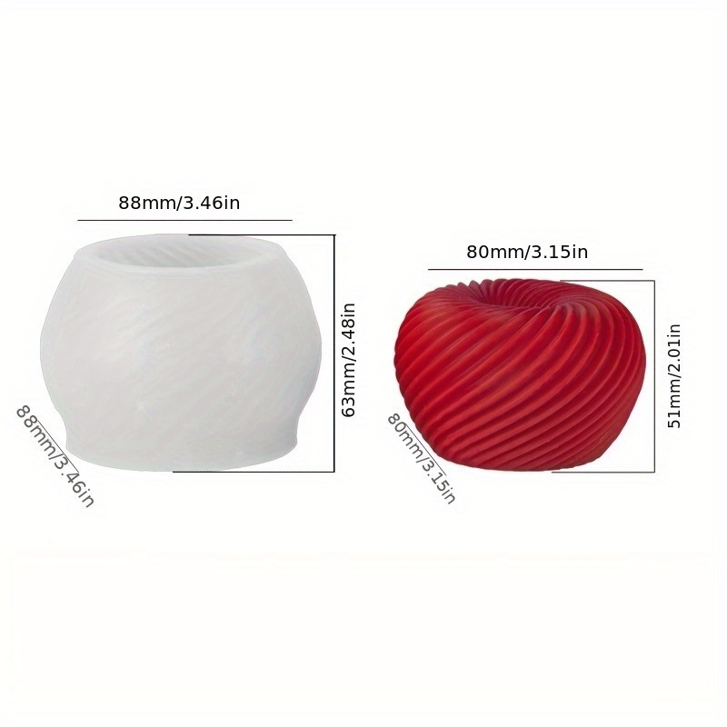 A trendy red apple silicone mo - Candle Making Things ulasan dan harga