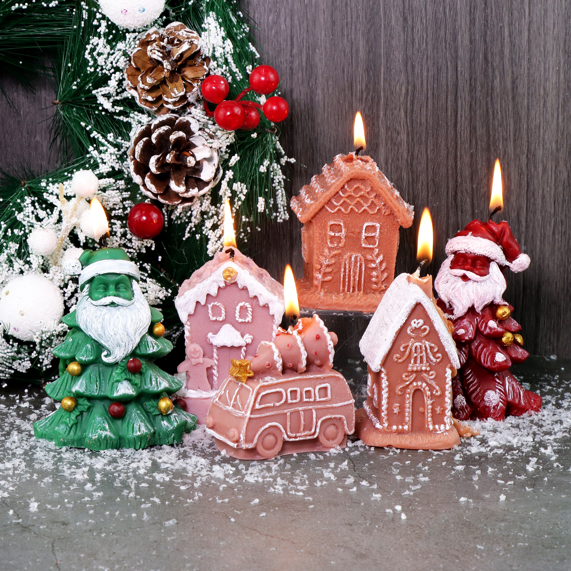 Christmas Dwarf Santa Mould Xm - Xmas Candle Making ulasan dan harga