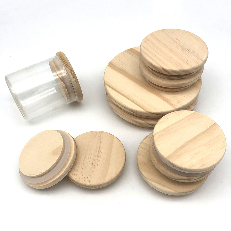 Wooden Lids Silica Gel Circle  - Candle Making Jars Wholesale ulasan dan harga