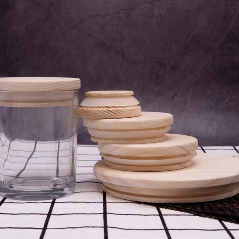 Wooden Lids Silica Gel Circle  - Candle Making Jars Wholesale ulasan dan harga