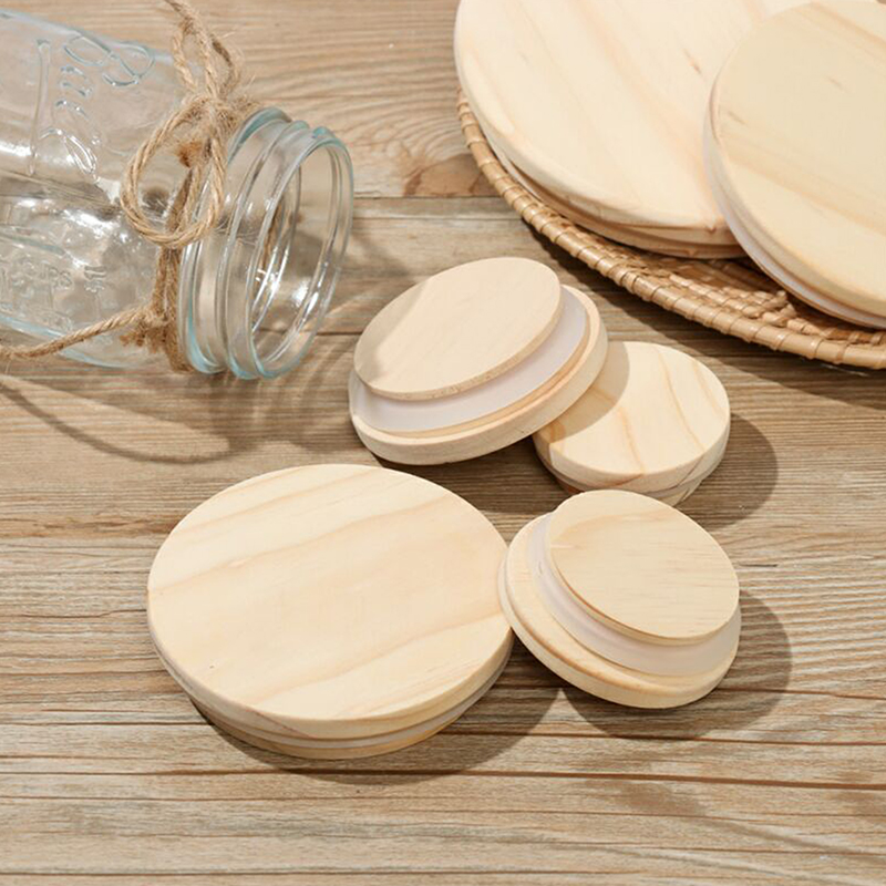 Wooden Lids Silica Gel Circle  - Candle Making Jars Wholesale ulasan dan harga