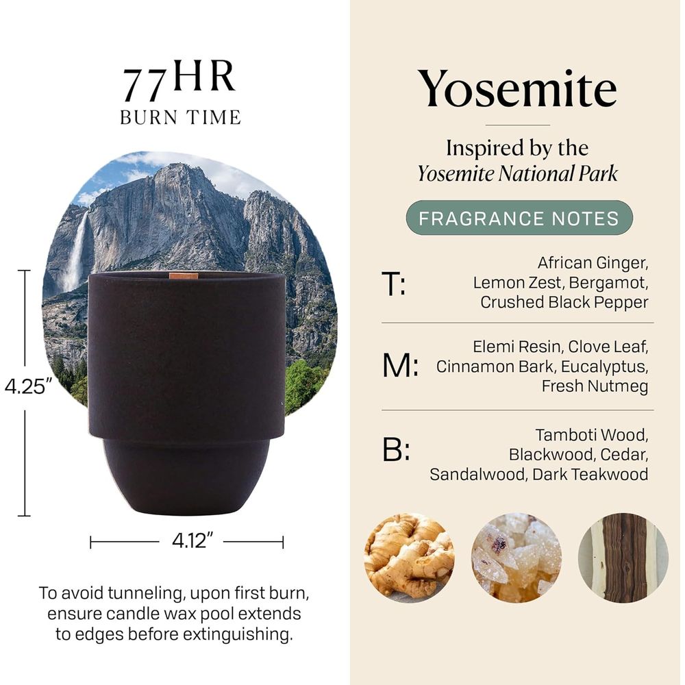 Refillable Ceramic Jar Candle  - Wood Wick Crackle ulasan dan harga