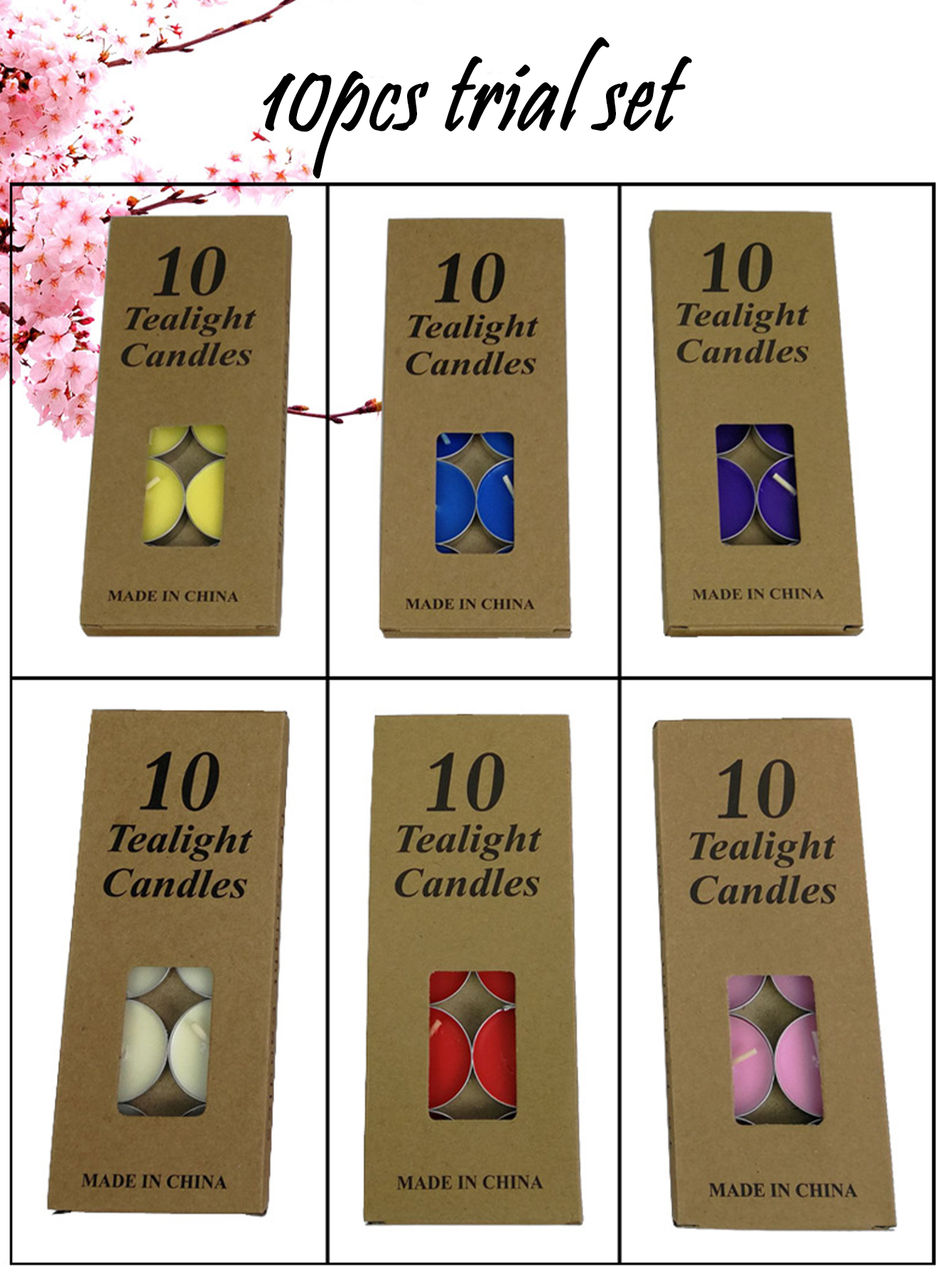 10 pieces of non-fire-varnish  - Uv Inhibitor Candle ulasan dan harga