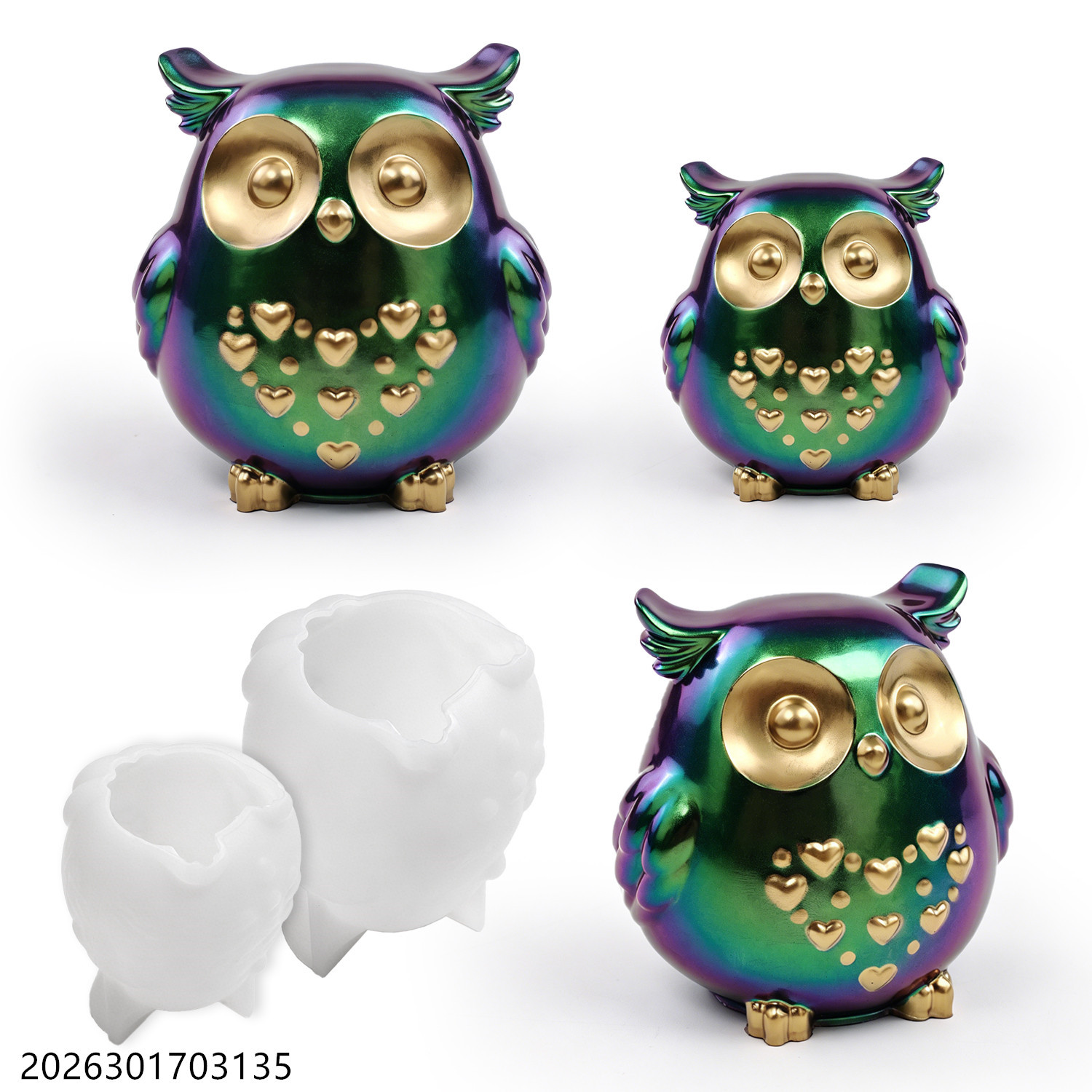 Owl Silicone Mold 3D Bird Shap - Candle Making Things ulasan dan harga