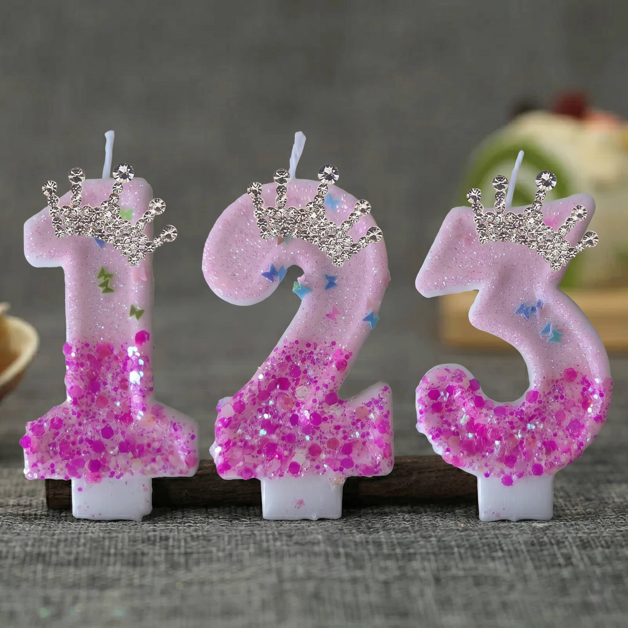 Pink Rose Red Sequins Dual Col - Candle Making Things ulasan dan harga