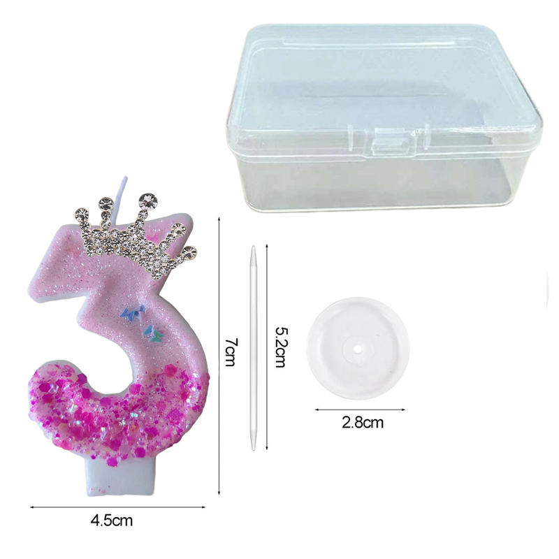 Pink Rose Red Sequins Dual Col - Candle Making Things ulasan dan harga