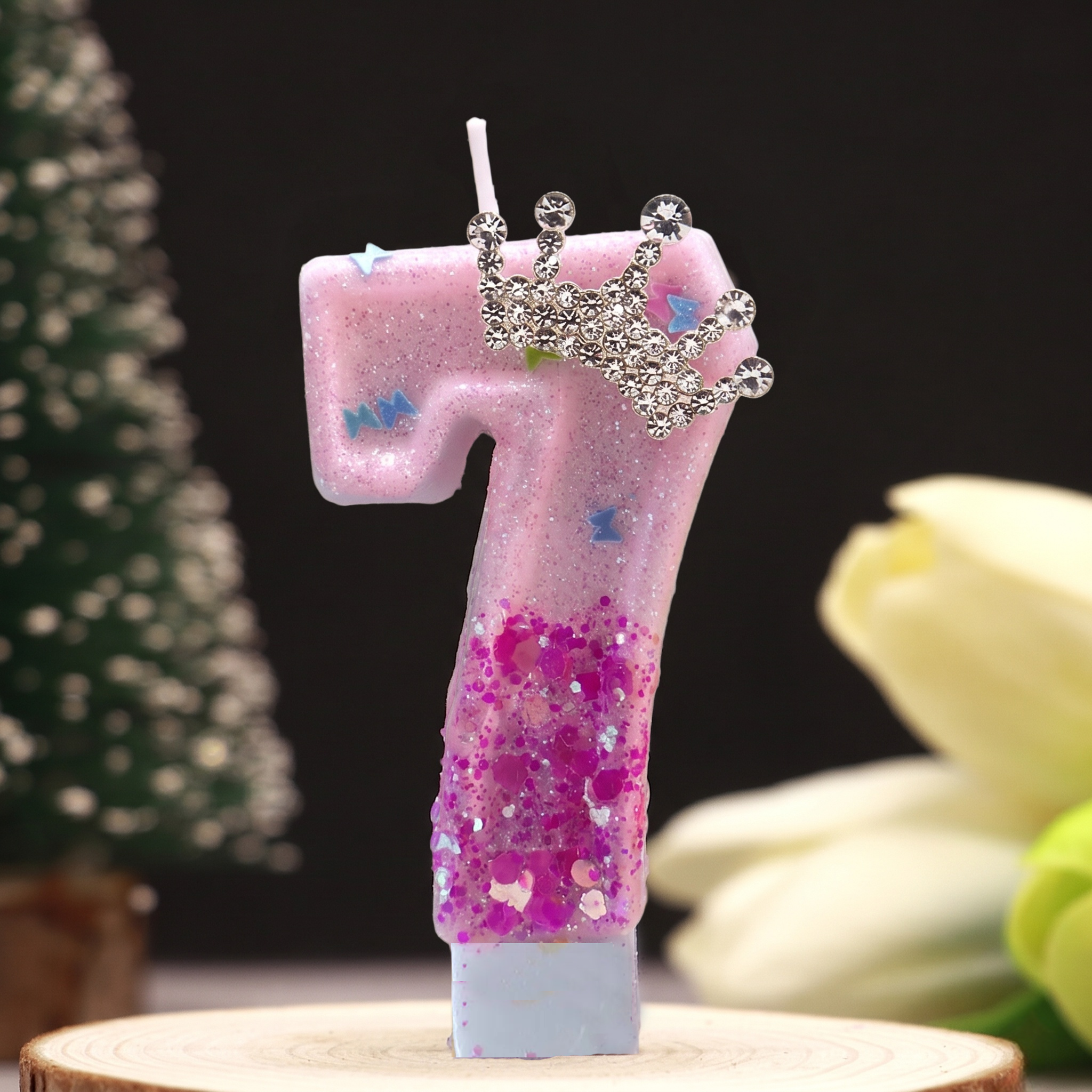 Pink Rose Red Sequins Dual Col - Candle Making Things ulasan dan harga