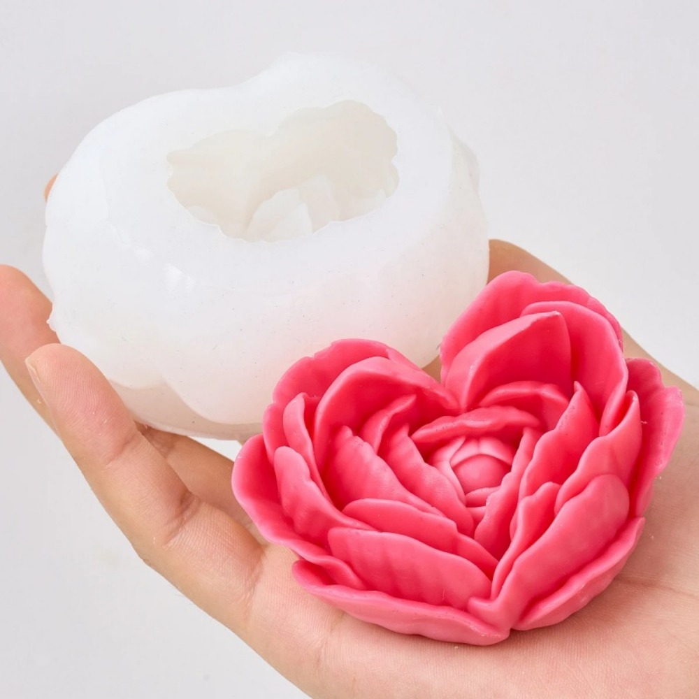 Stacked Petals Heart Rose Sili - Candle Making Date ulasan dan harga